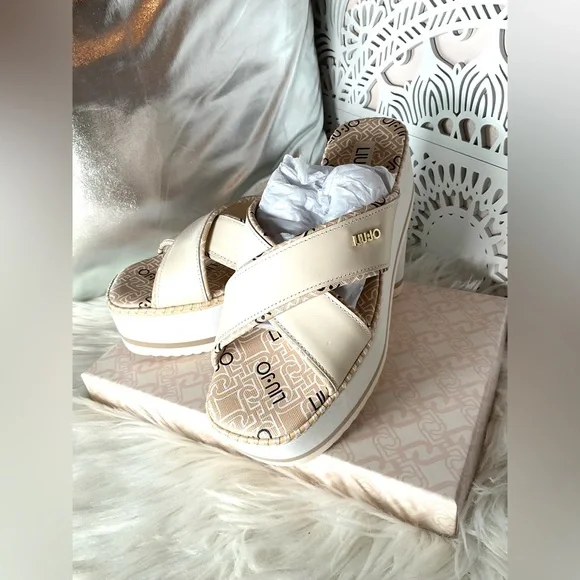 LIU.JO PLATFORM SANDALS - Picture 6 of 10